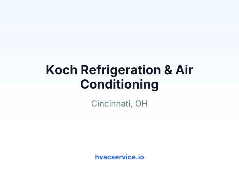 Koch Refrigeration & Air Conditioning