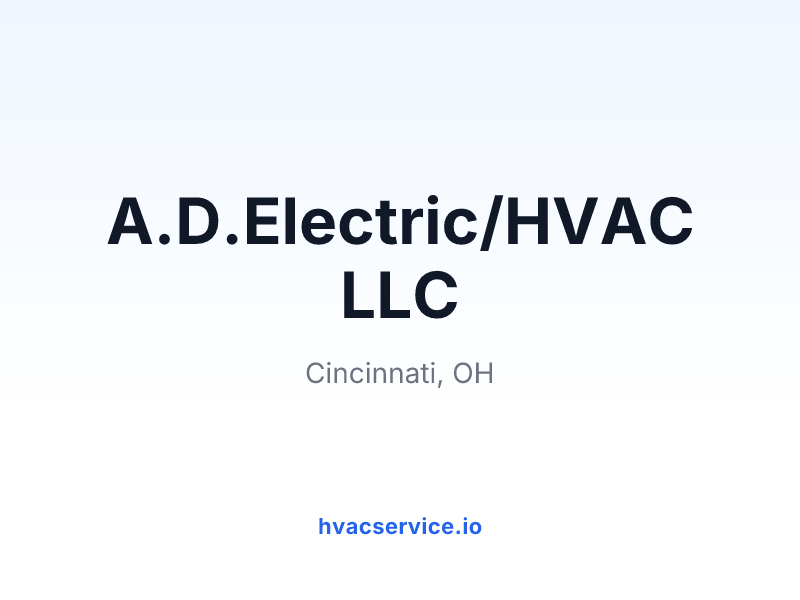 A.D.Electric/HVAC LLC