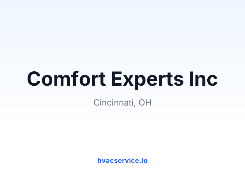Comfort Experts Inc