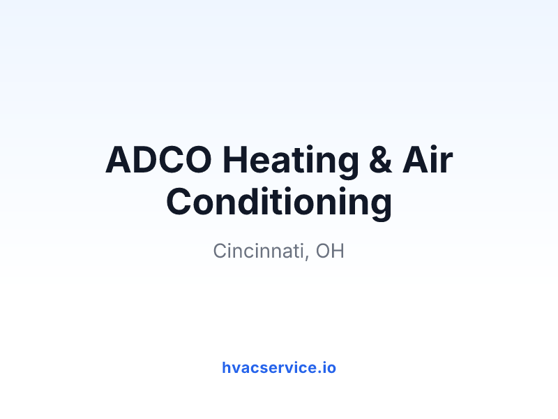 ADCO Heating & Air Conditioning