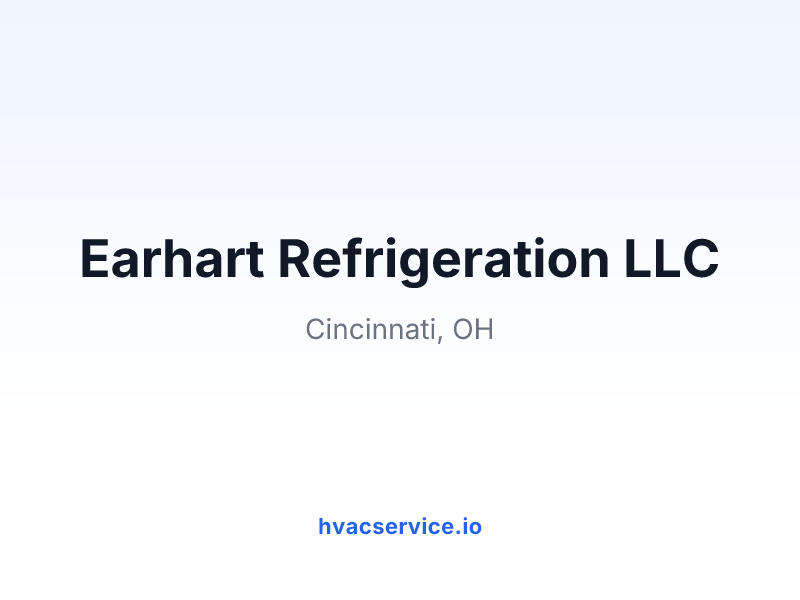 Earhart Refrigeration LLC