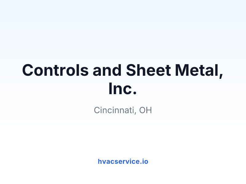 Controls and Sheet Metal, Inc.