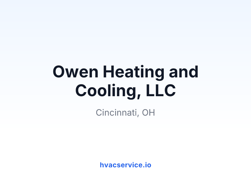 Owen Heating and Cooling, LLC