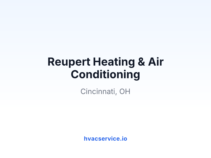 Reupert Heating & Air Conditioning