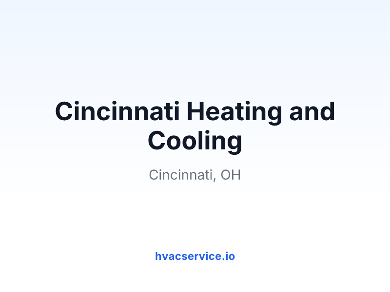 Cincinnati Heating and Cooling