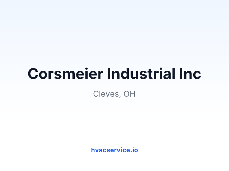 Corsmeier Industrial Inc