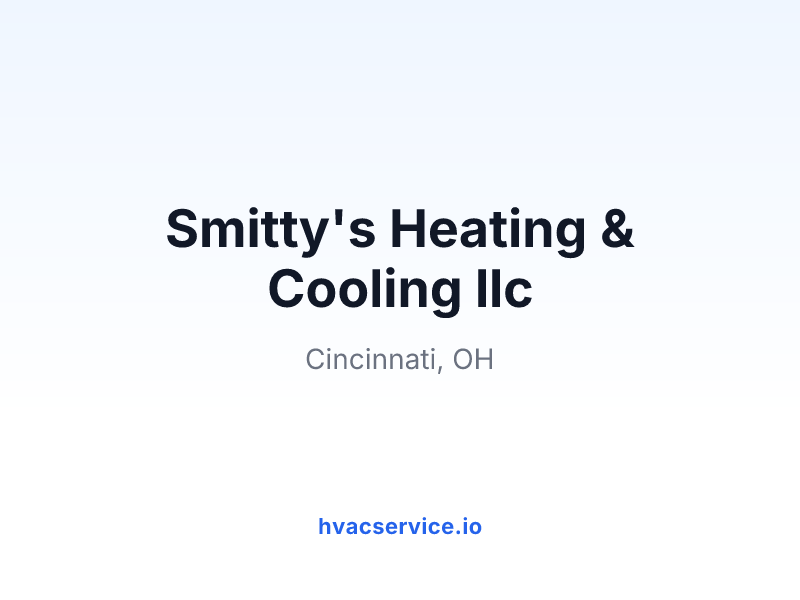 Smitty's Heating & Cooling llc