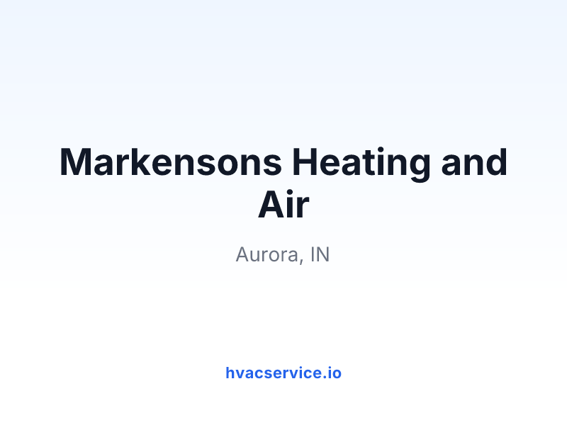 Markensons Heating and Air