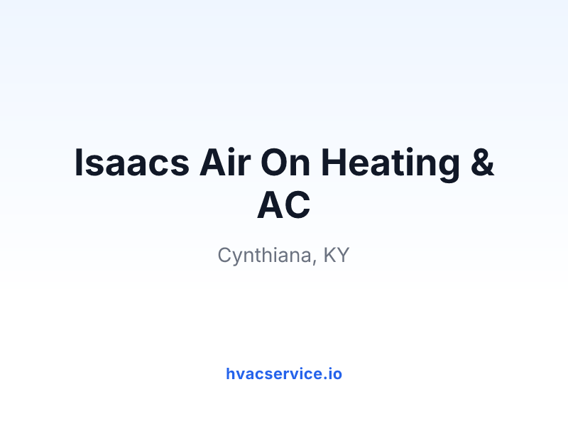 Isaacs Air On Heating & AC