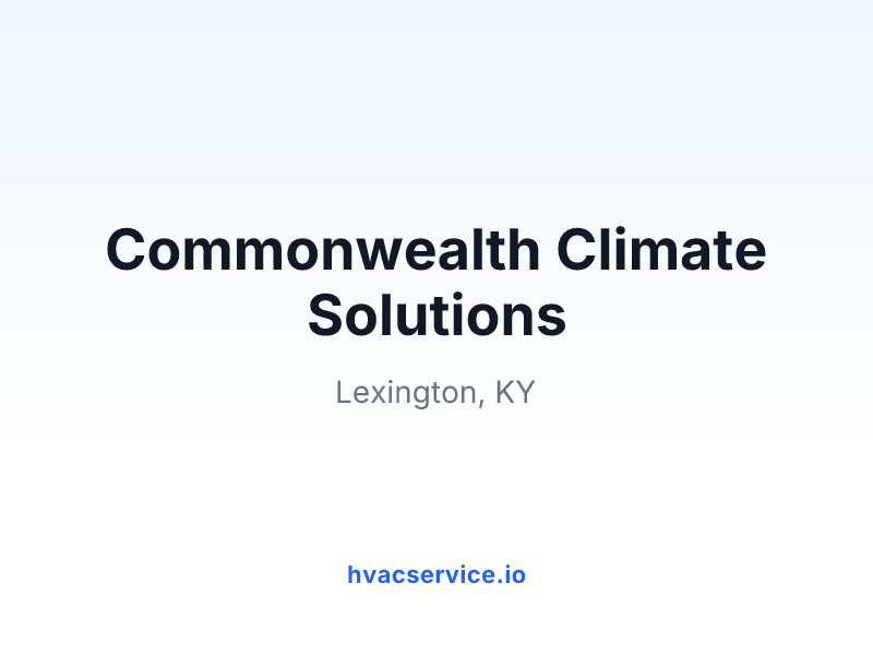 Commonwealth Climate Solutions