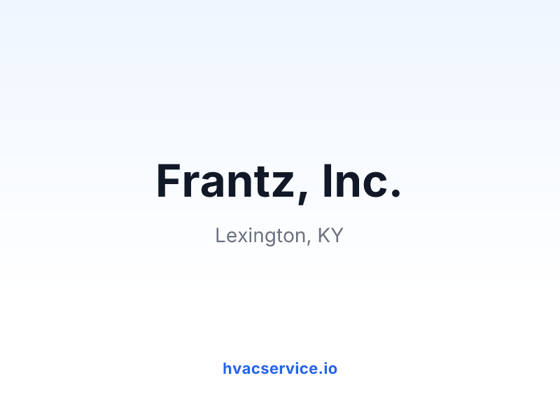 Frantz, Inc.