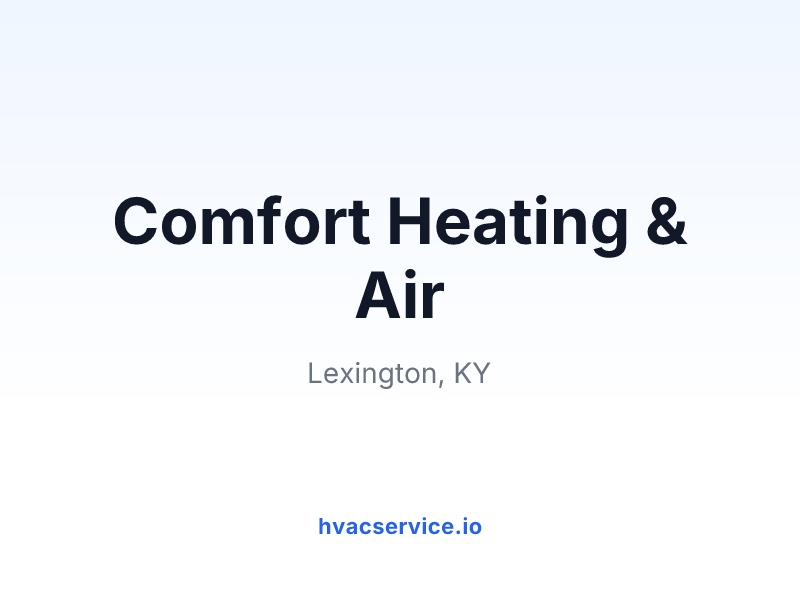 Comfort Heating & Air