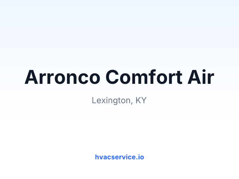 Arronco Comfort Air