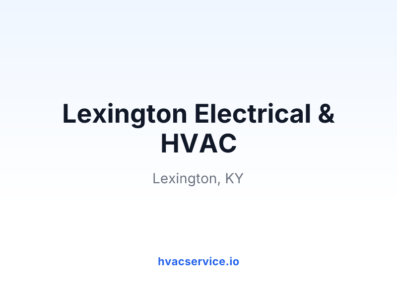 Lexington Electrical & HVAC