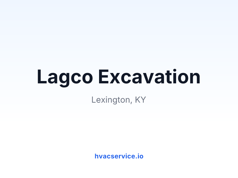 Lagco Excavation