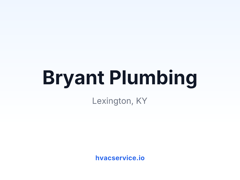 Bryant Plumbing