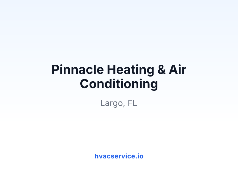 Pinnacle Heating & Air Conditioning