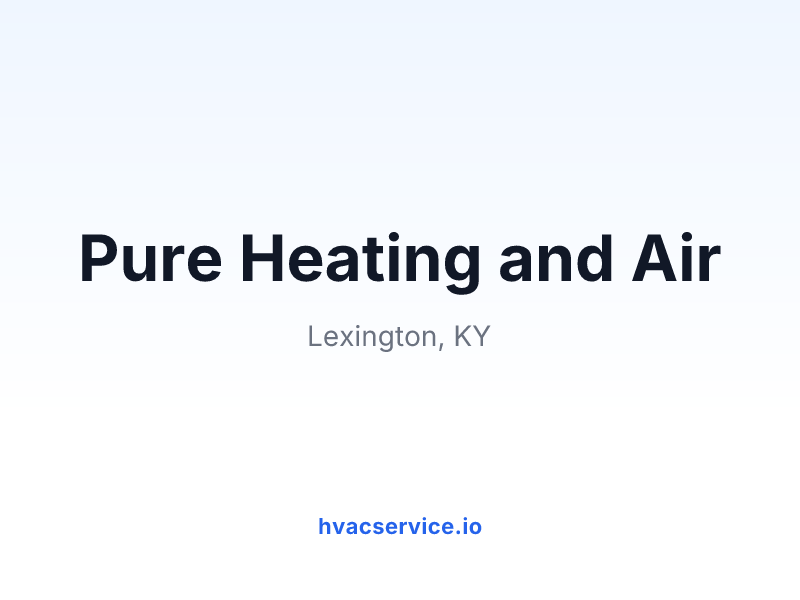 Pure Heating And Air