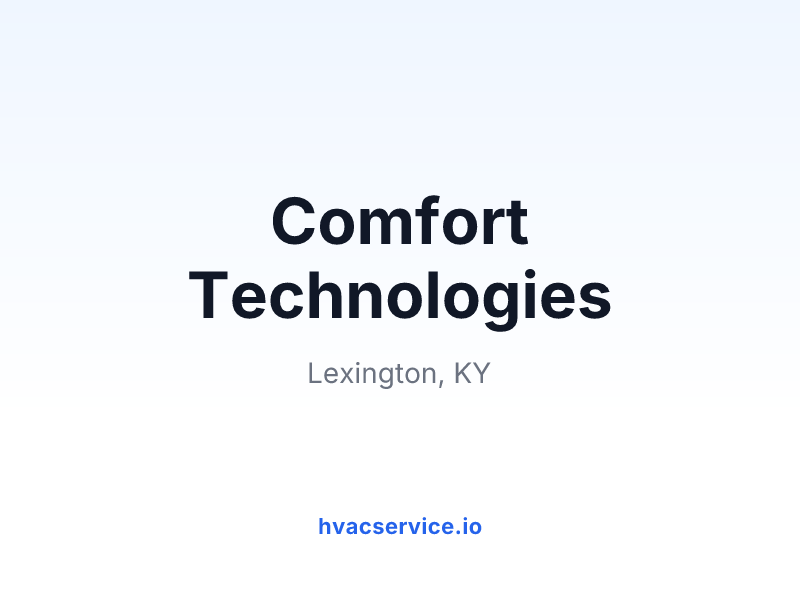 Comfort Technologies