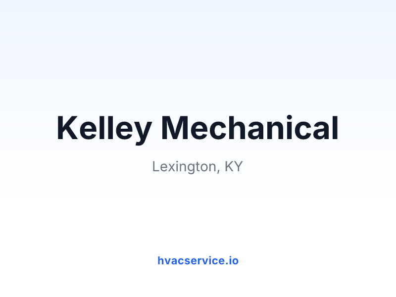 Kelley Mechanical