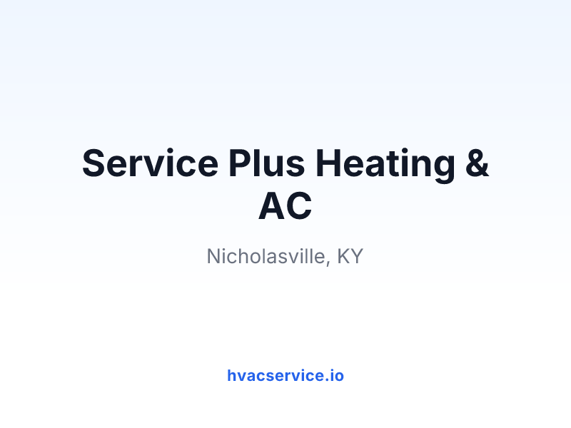 Service Plus Heating & AC