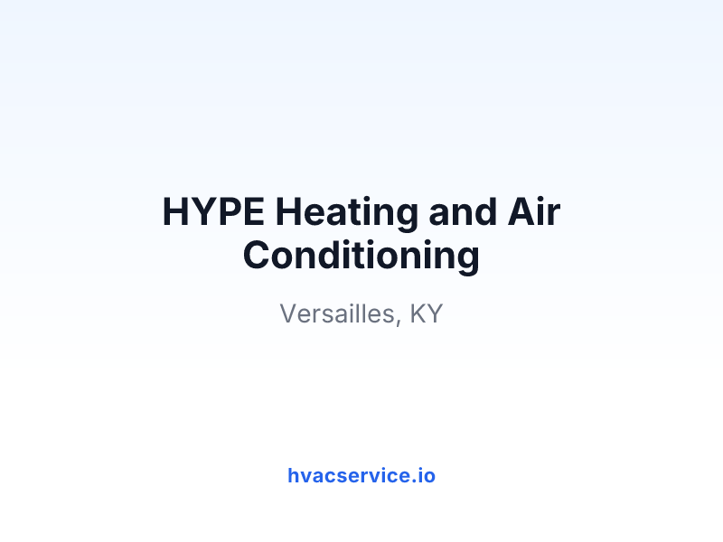 HYPE Heating and Air Conditioning