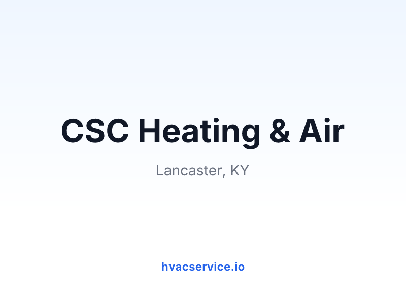 CSC Heating & Air