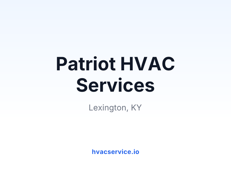 Patriot HVAC Services