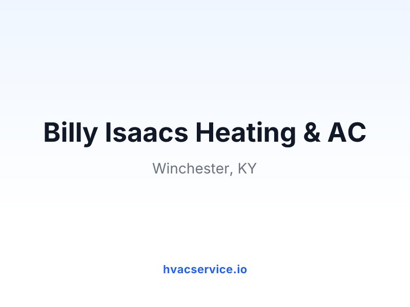 Billy Isaacs Heating & AC
