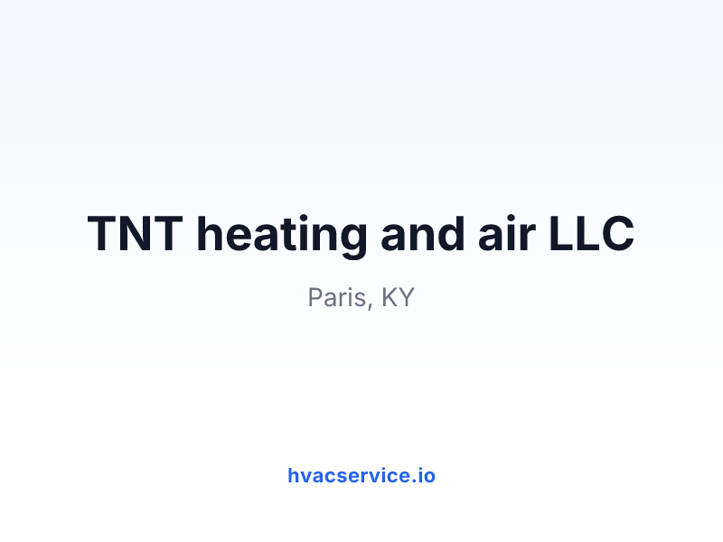 TNT heating and air LLC