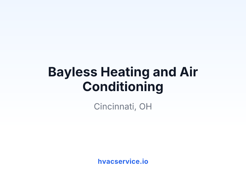 Bayless Heating and Air Conditioning