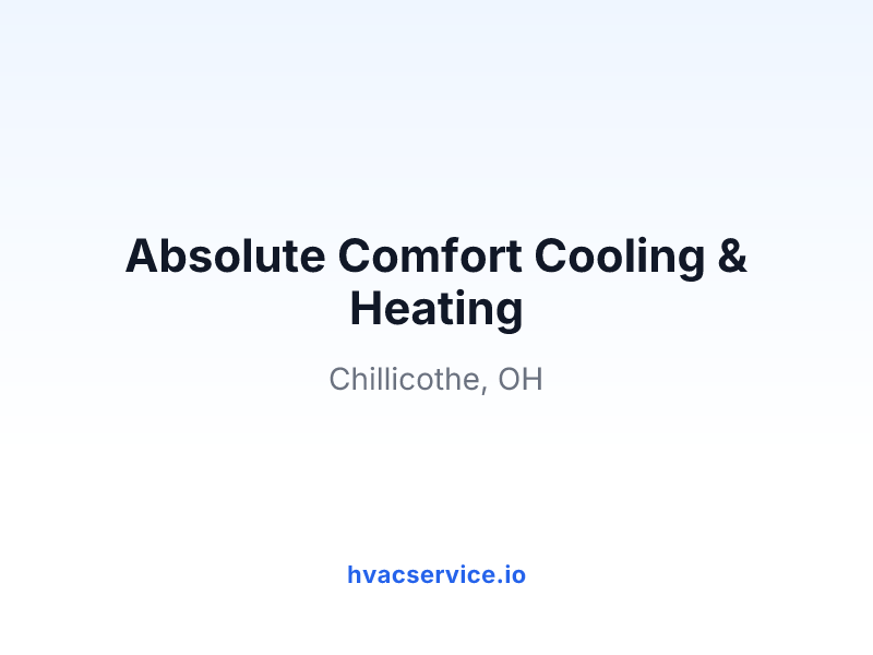Absolute Comfort Cooling & Heating