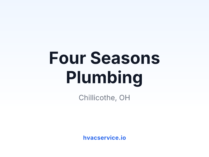 Four Seasons Plumbing