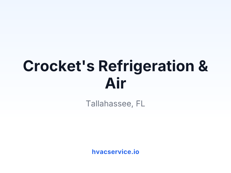 Crocket's Refrigeration & Air