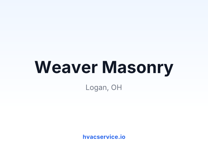 Weaver Masonry