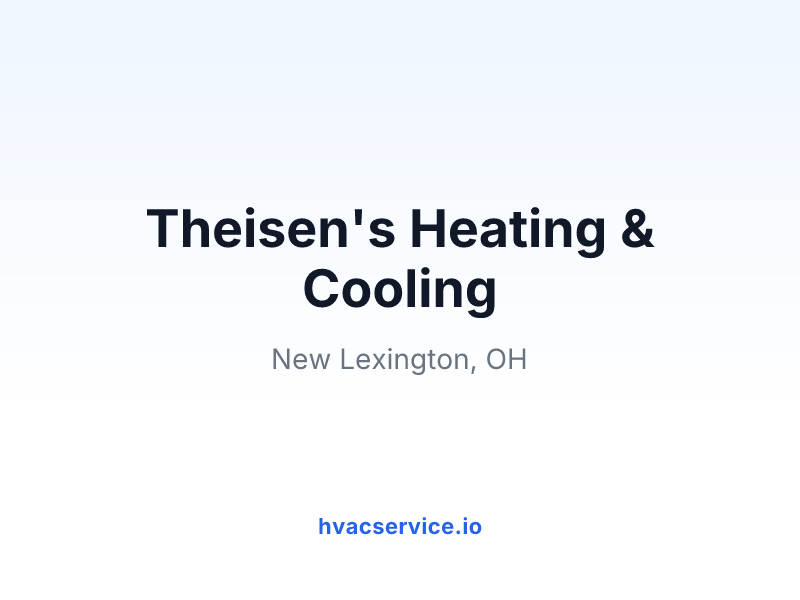 Theisen's Heating & Cooling
