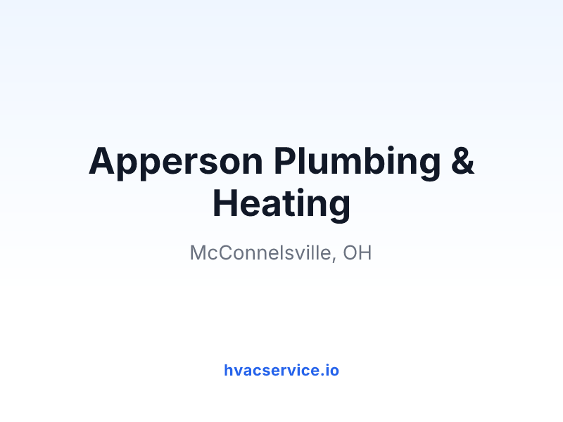 Apperson Plumbing & Heating