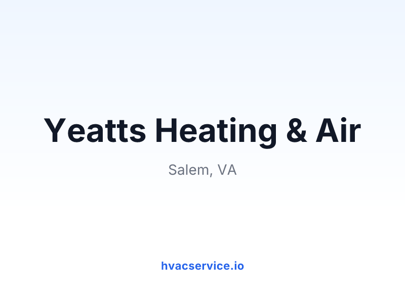 Yeatts Heating & Air