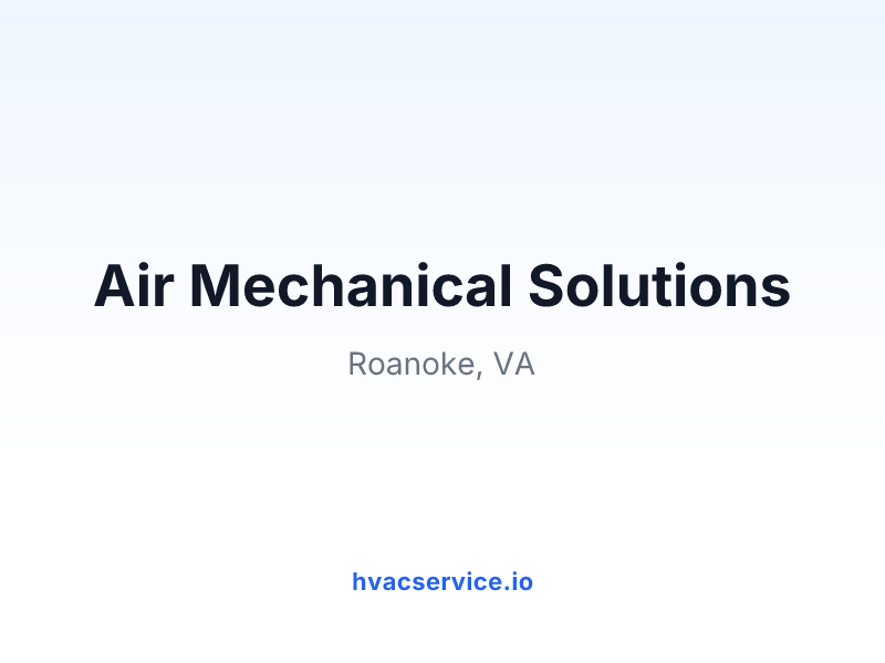 Air Mechanical Solutions