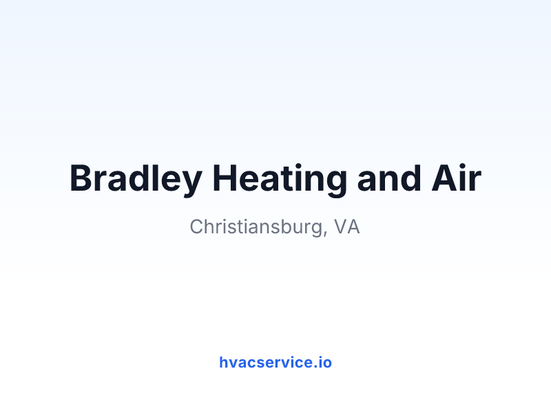 Bradley Heating and Air