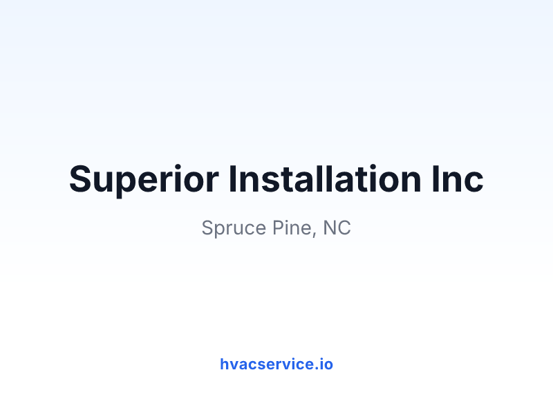 Superior Installation Inc