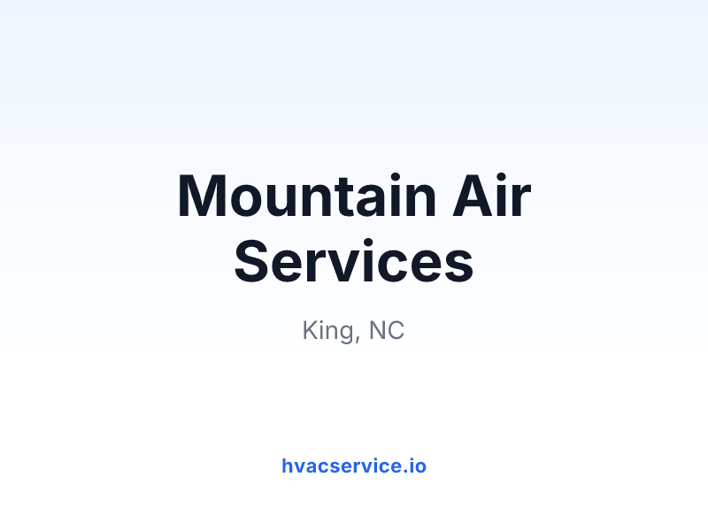 Mountain Air Services