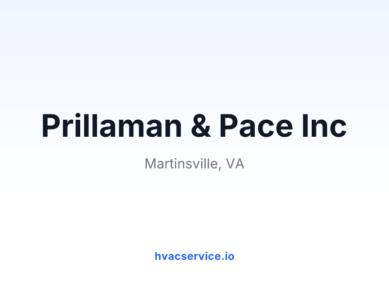 Prillaman & Pace Inc