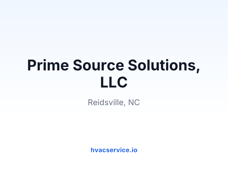 Prime Source Solutions, LLC