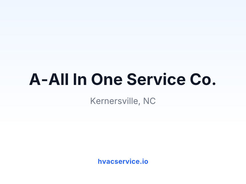 A-All In One Service Co.