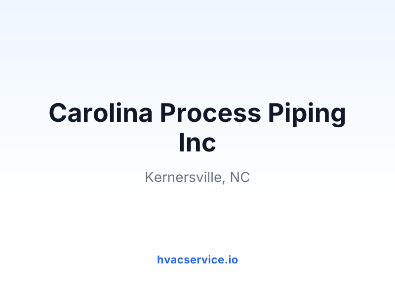 Carolina Process Piping Inc