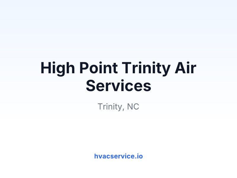High Point Trinity Air Services