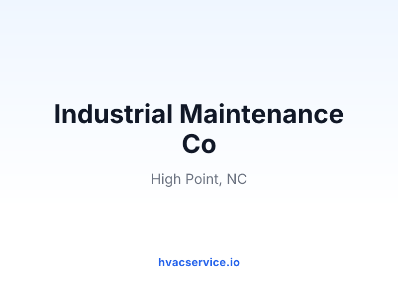 Industrial Maintenance Co