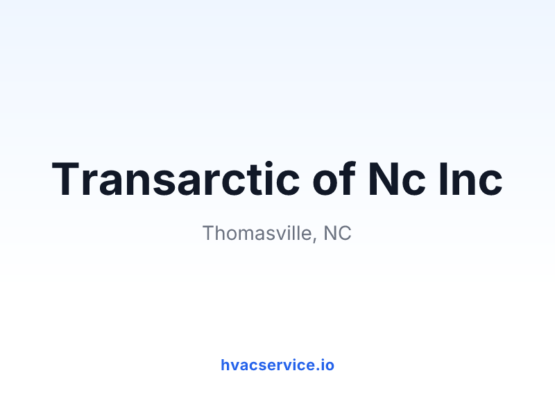 Transarctic of Nc Inc