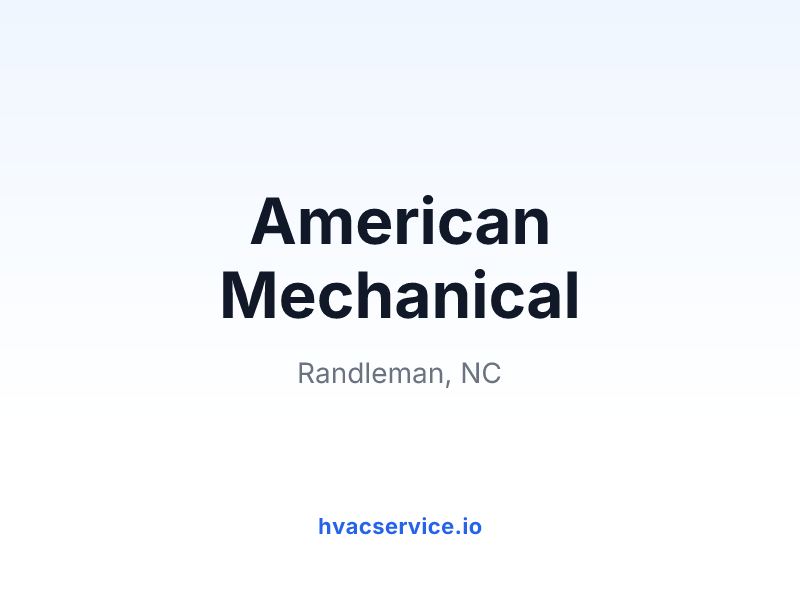 American Mechanical